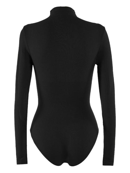 26FW 월포드 바디수트 티셔츠 77122 7005 BLACK - WOLFORD