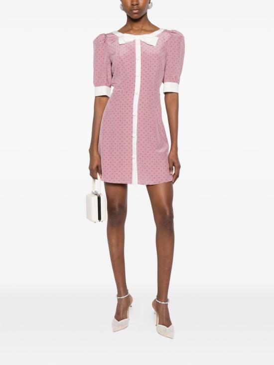 26SS 알레산드라리치 숏 원피스 FABX3895 F46861941 Rosa - ALESSANDRA RICH