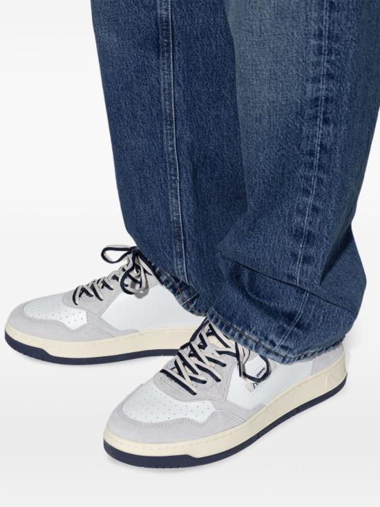 26FW 오트리 메달리스트 로우 스니커즈 AULM BW04 White - AUTRY