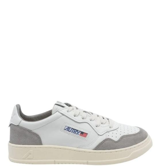 26FW 오트리 메달리스트 로우 스니커즈 AULM FT15 White cemento