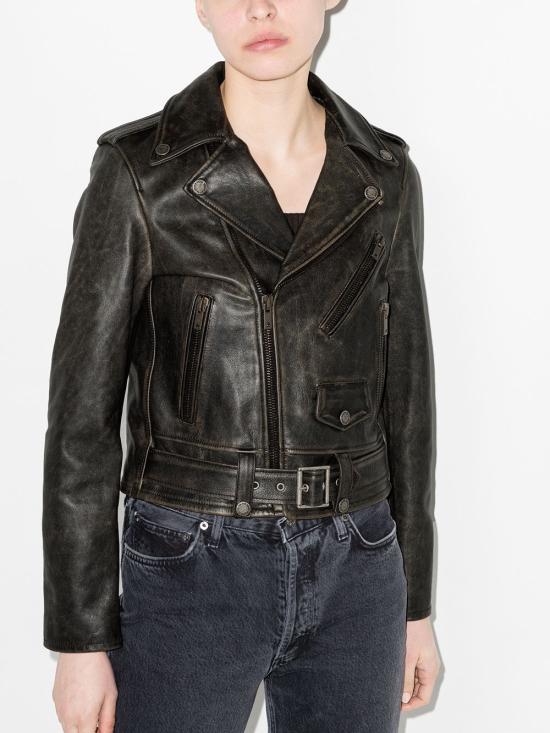 26FW 골든구스 바이커 자켓 GWP00848 P00064790100 Black - GOLDEN GOOSE