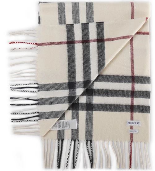  버버리 체크 캐시미어 스카프 8077884 STONE - BURBERRY
