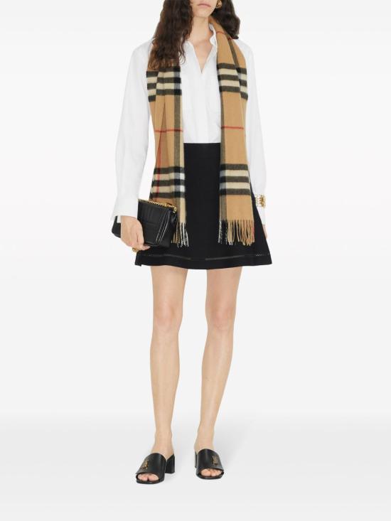  버버리 빈티지 체크 캐시미어 머플러 8076576 A7026 - BURBERRY