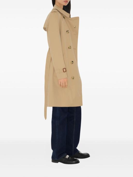  버버리 미드 렝스 켄싱턴 헤리티지 트렌치 코트 8117243 A1366 Honey - BURBERRY