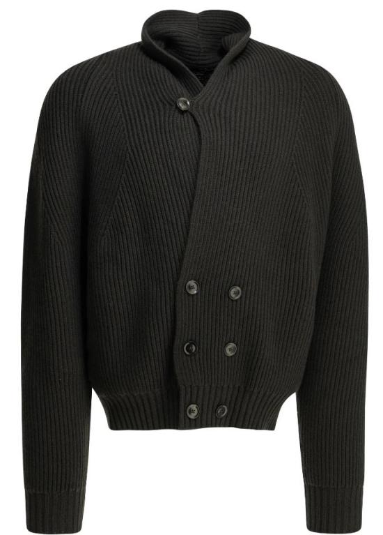 26FW 톰포드 가디건 KLL019 YMK130TCQ CHARCOAL GREY