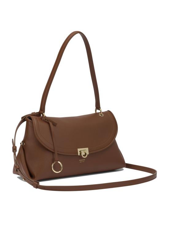 26FW 살바토레 페라가모 숄더백 0796520 Brown - SALVATORE FERRAGAMO
