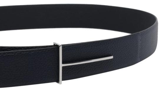26FW 톰포드 가죽 벨트 TB331 LCL236SUNA Dark navy black - TOMFORD