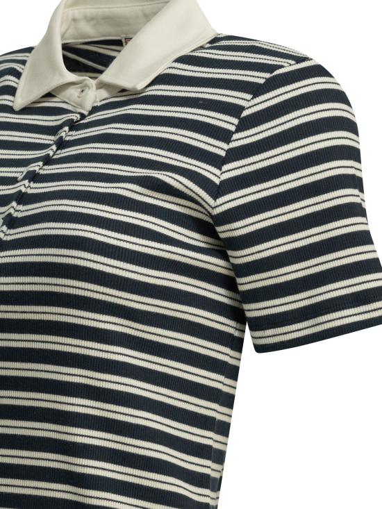 26SS 이네스 드 라 프레상쥬 폴로 티셔츠 16Y066CO390P955 Blue - INES DE LA FRESSANGE