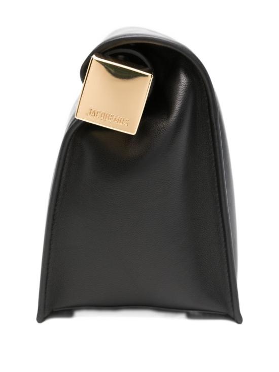 26FW 자크뮈스 론드 까레 클러치 BAW00356 AC27L14990 Black - JACQUEMUS