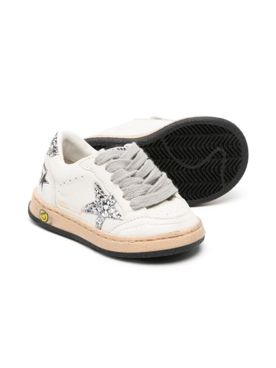26FW [키즈] 골든구스 스니커즈 GYF00439 F00482680185 White silver - GOLDEN GOOSE