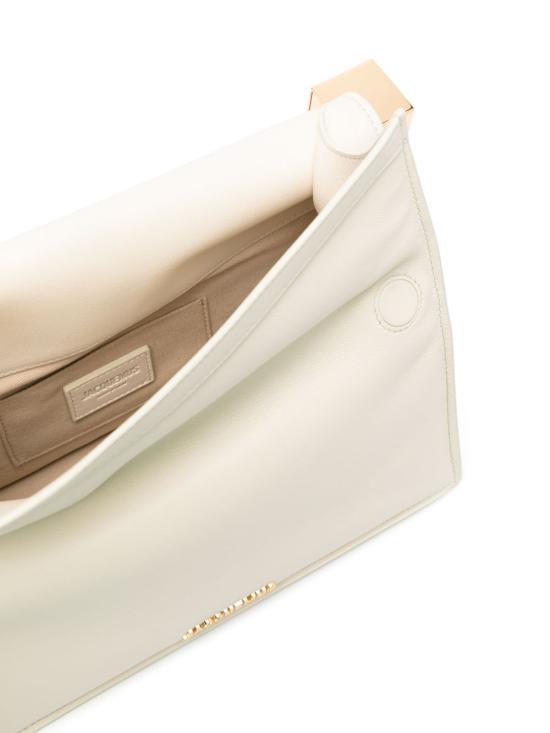 26FW 자크뮈스 론드 까레 클러치 BAW00356 AC27L14115 Light ivory - JACQUEMUS