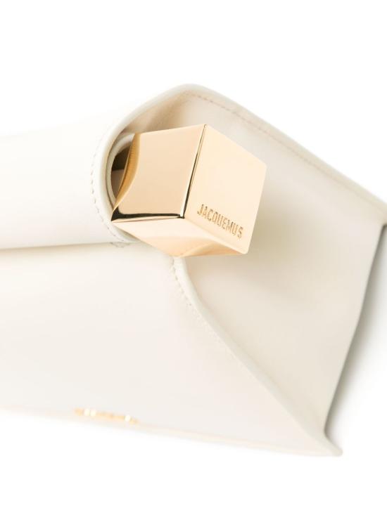 26FW 자크뮈스 론드 까레 클러치 BAW00356 AC27L14115 Light ivory - JACQUEMUS