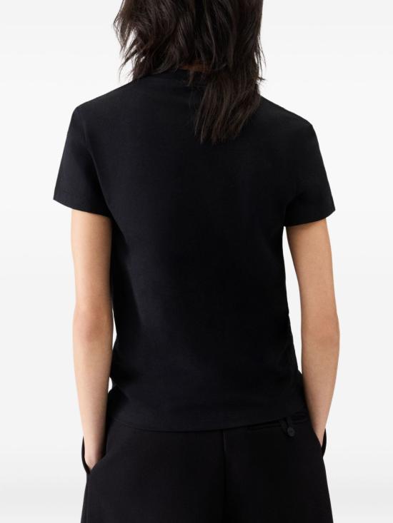 26FW 자크뮈스 그로그랭 로고 솟슬리브 티셔츠 TSW00550 AJ00029990 BLACK - JACQUEMUS