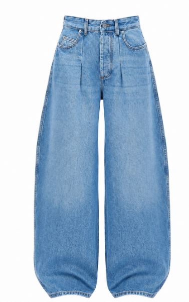 26FW 자크뮈스 더 오발로 드 님 데님 팬츠 PAW00609 AD0003833C Blue tabac