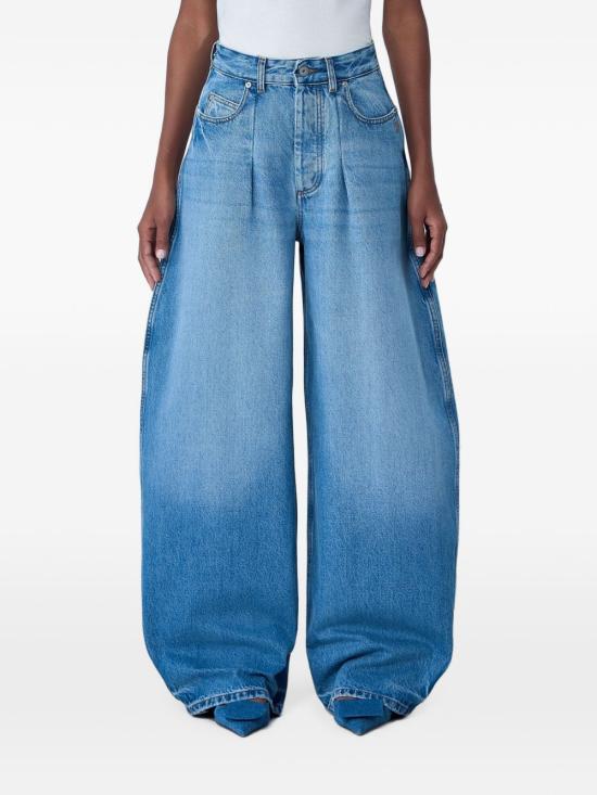 26FW 자크뮈스 더 오발로 드 님 데님 팬츠 PAW00609 AD0003833C Blue tabac - JACQUEMUS