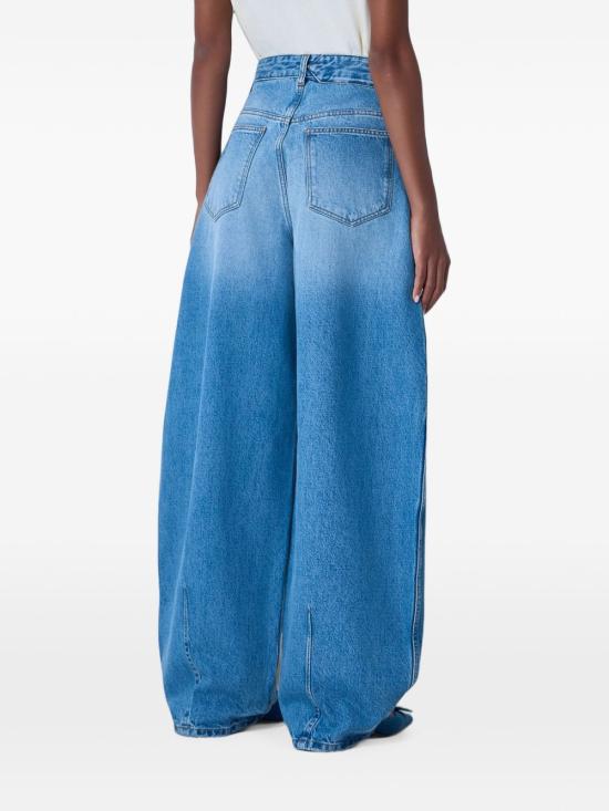 26FW 자크뮈스 더 오발로 드 님 데님 팬츠 PAW00609 AD0003833C Blue tabac - JACQUEMUS
