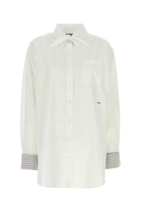 26FW 프라다 셔츠 P470JRSOOO6283 F0009 White