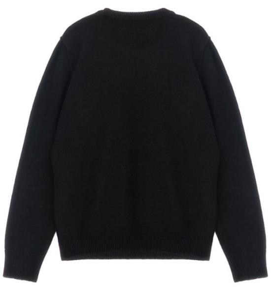 26FW [키즈] 스톤 아일랜드 캐시미어 니트 L2S165100002 S00M1V0029 Black - STONE ISLAND