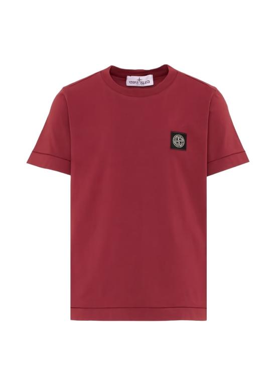 26FW [키즈] 스톤 아일랜드 티셔츠 L2S162100003 S0047V0014 Cherry - STONE ISLAND