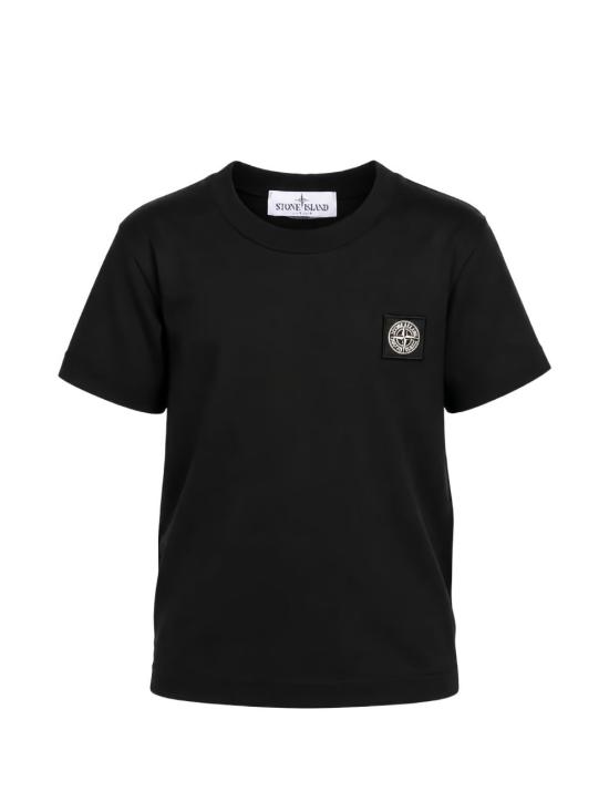 26FW [키즈] 스톤 아일랜드 티셔츠 L2S162100003 S0047V0029 Nero - STONE ISLAND