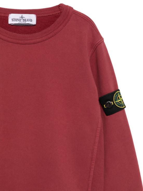 26FW [키즈] 스톤 아일랜드 캐시미어 니트 L2S166100001 S0A20V0014 Cherry - STONE ISLAND