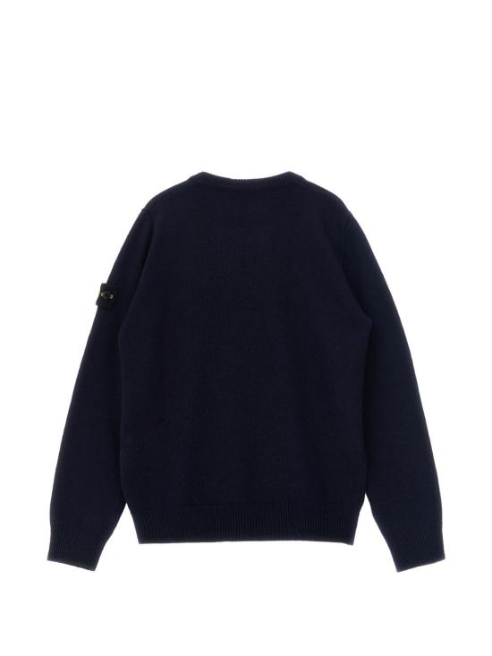 26FW [키즈] 스톤 아일랜드 캐시미어 니트 L2S165100002 S00M1V0020 Blu navy - STONE ISLAND
