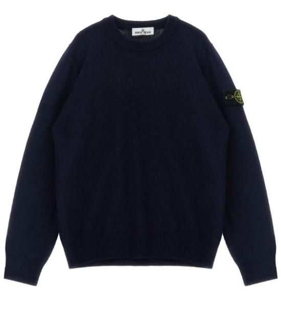 26FW [키즈] 스톤 아일랜드 캐시미어 니트 L2S165100002 S00M1V0020 Blu navy