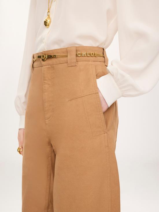26FW 끌로에 스트레이트 팬츠 CH26APA19041 266 Rosa - CHLOE