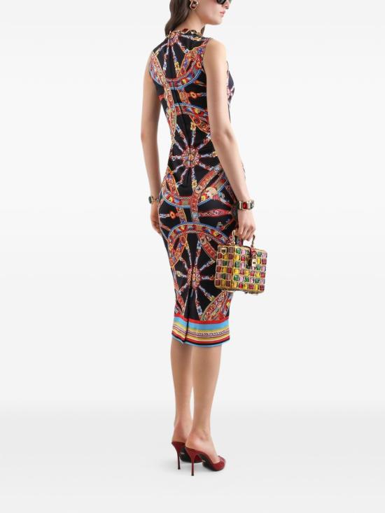 26FW 돌체앤가바나 롱 원피스 F6GAST GDDT8S9000 Fantasia - DOLCE & GABBANA
