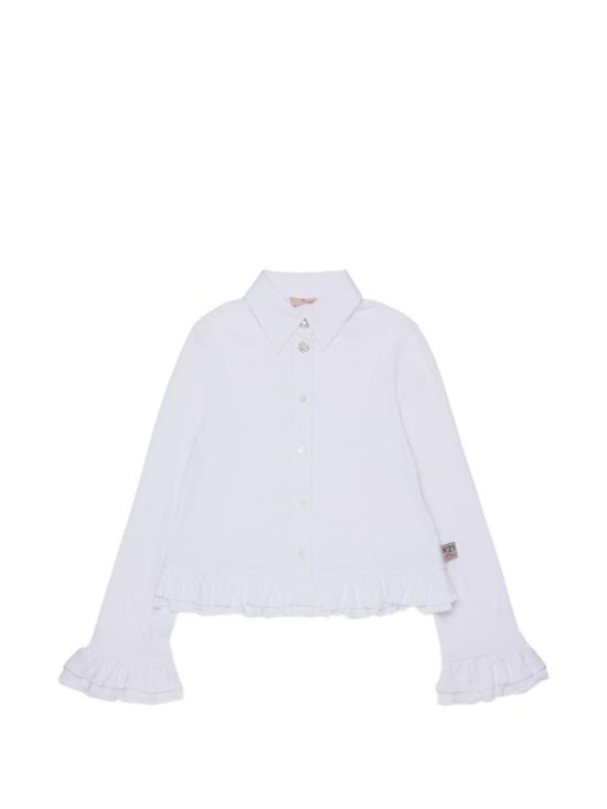 26FW [키즈] 누메로벤투노 셔츠 N210FQN0520 0N100 Bianco