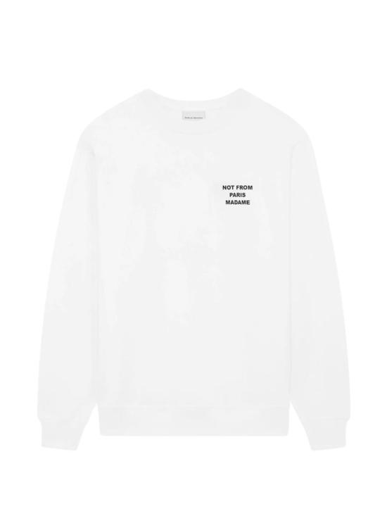 26FW 드롤드무슈 긴팔 티셔츠 PERMSW149CO127 WT Bianco
