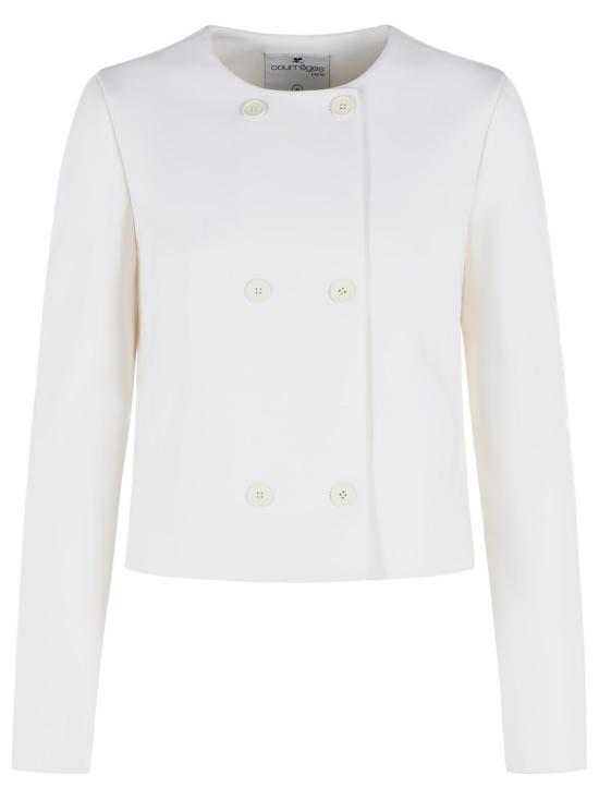 26FW 쿠레쥬 자켓 326CVE163PL01700001 White