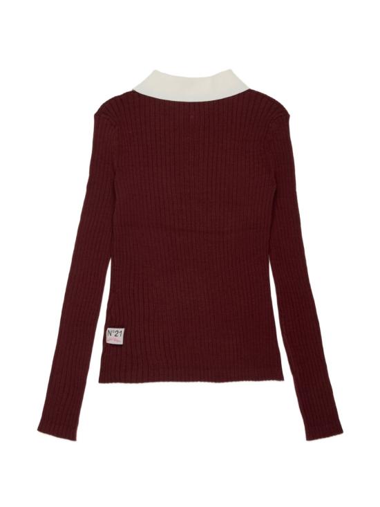 26FW [키즈] 누메로벤투노 폴로 셔츠 N210DLN0544 0N413 Bordeaux - N°21