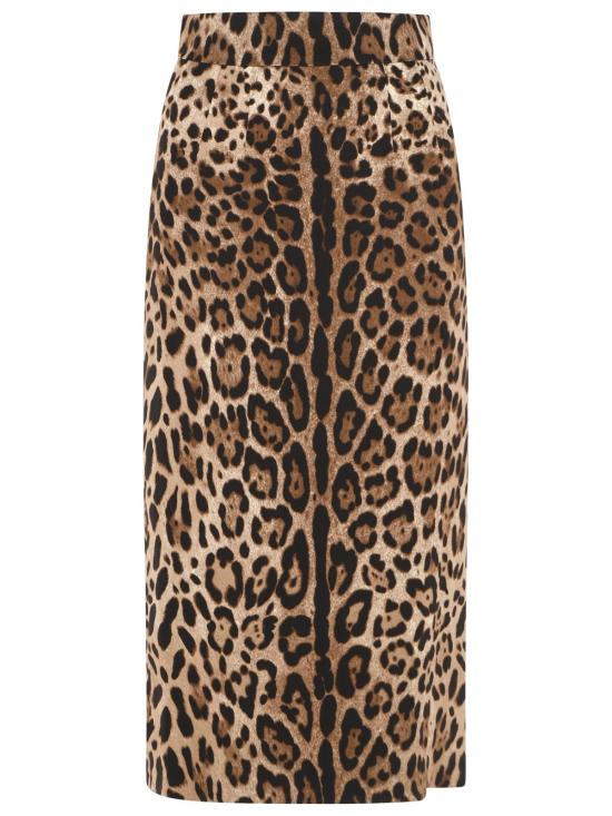 26FW 돌체앤가바나 미디 스커트 F4B6UT FSRKYHY13M Brown