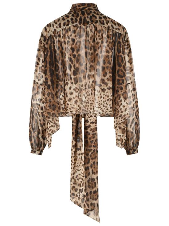 26FW 돌체앤가바나 블라우스 F5U23T FS1ARHY13M Brown - DOLCE & GABBANA