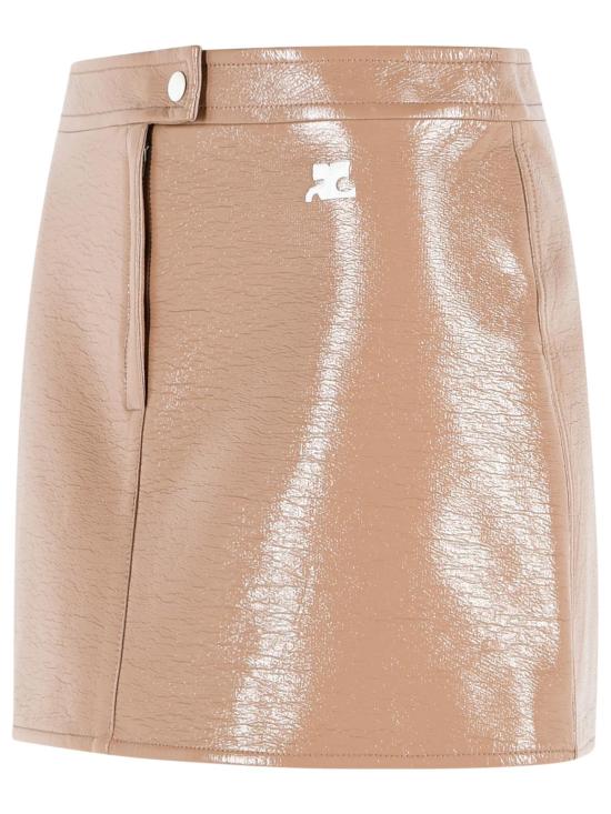 26FW 쿠레쥬 숏 스커트 223CJU001VY00141091 Nude - COURREGES