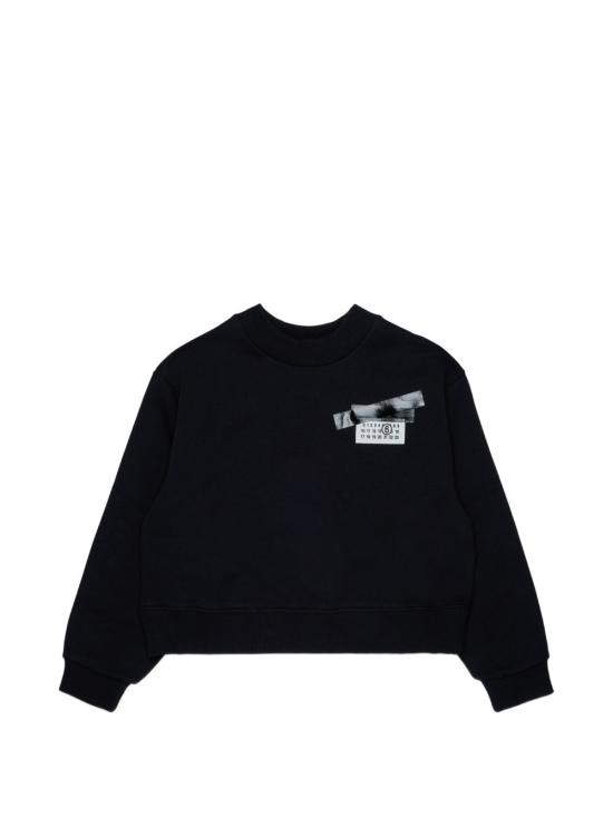 26FW [키즈] MM6 메종마르지엘라 캐시미어 니트 M61133MM04H M6900 Nero