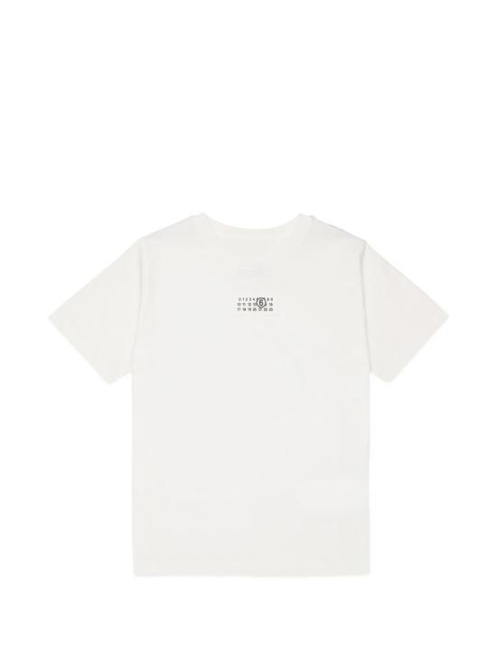 26FW [키즈] MM6 메종마르지엘라 티셔츠 M61163MM04I M6102 Bianco