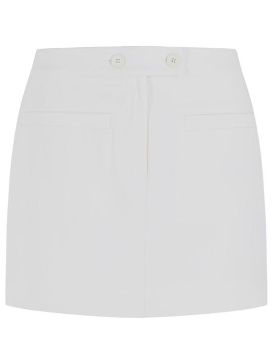 26FW 쿠레쥬 숏 스커트 326CJU363PL01700001 White