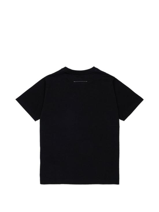 26FW [키즈] MM6 메종마르지엘라 티셔츠 M61163MM04I M6900 Nero - MM6 MAISON MARGIELA
