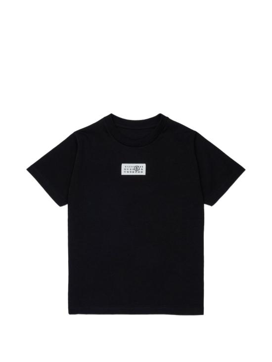 26FW [키즈] MM6 메종마르지엘라 티셔츠 M61163MM04I M6900 Nero