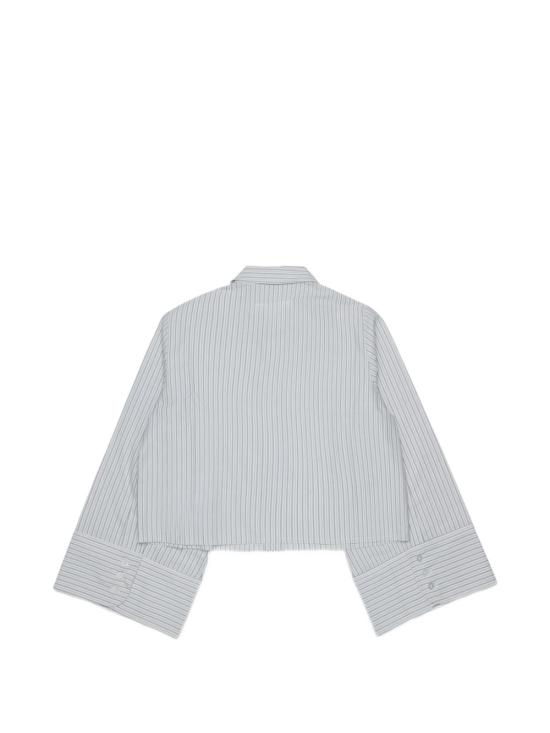 26FW [키즈] MM6 메종마르지엘라 셔츠 M61094MM08N M6913 Grigio - MM6 MAISON MARGIELA