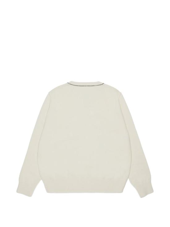 26FW [키즈] MM6 메종마르지엘라 캐시미어 니트 M61025MM06Q M6101 Bianco - MM6 MAISON MARGIELA