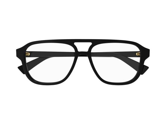 25FW 보테가베네타 안경 BV1294O 001 BLACK BLACK TRANSPARENT - BOTTEGA VENETA