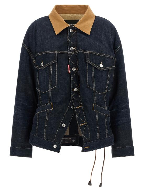 26FW 디스퀘어드2 데님 자켓 S75AM1189S30664470 Blue
