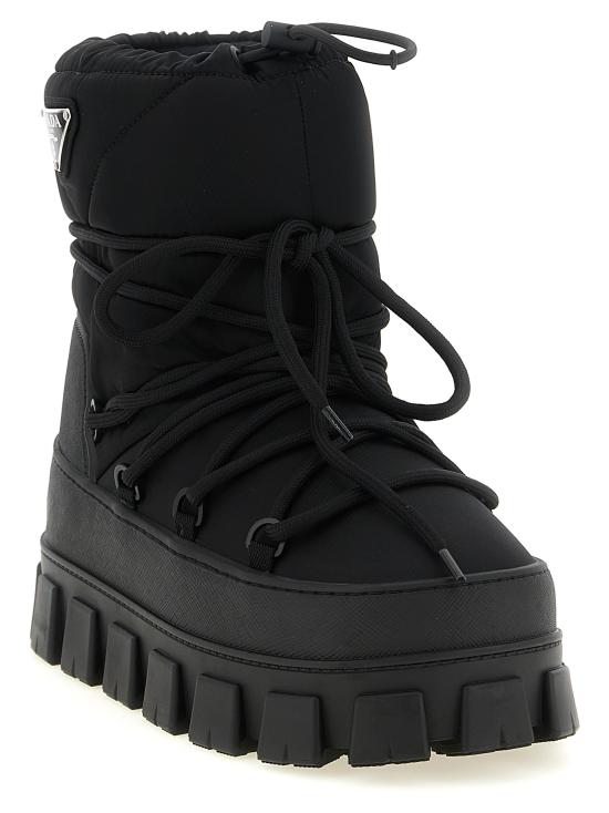 26FW 프라다 나일론 개버딘 아프레 스키 부츠 1U007NFG0403LFVF0002 Black - PRADA