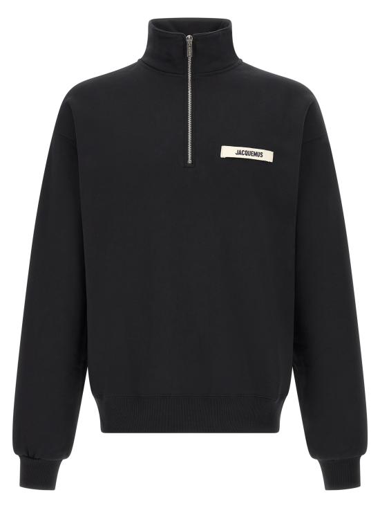 26FW 자크뮈스 긴팔 티셔츠 25ESSM00313AJ00174990 Black