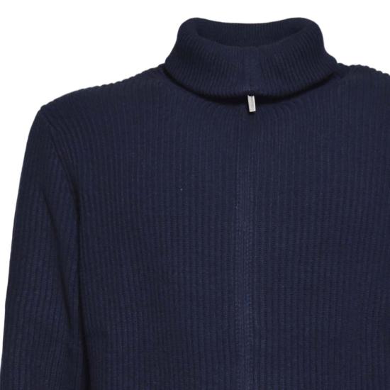 26FW 세인트바쓰 집업 니트 PST001 00063I62 Blu notte - MC2 SAINT BARTH