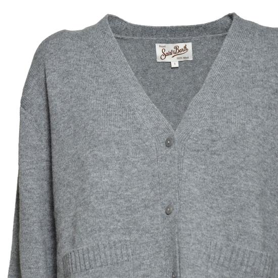 26FW 세인트바쓰 가디건 MIE0001 00036I15M GRIGIO MELANGE - MC2 SAINT BARTH