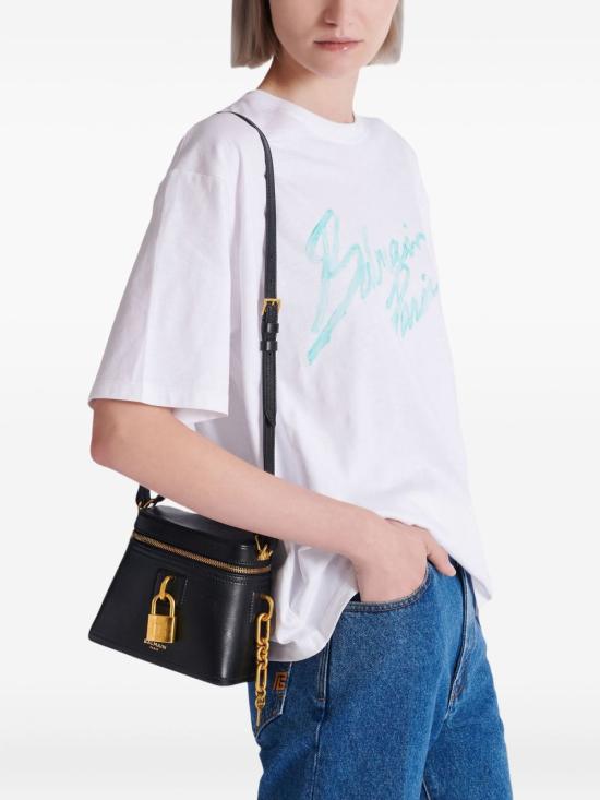 26FW 발망 토트백 HN1BH004LOLP 0PA Nero - BALMAIN